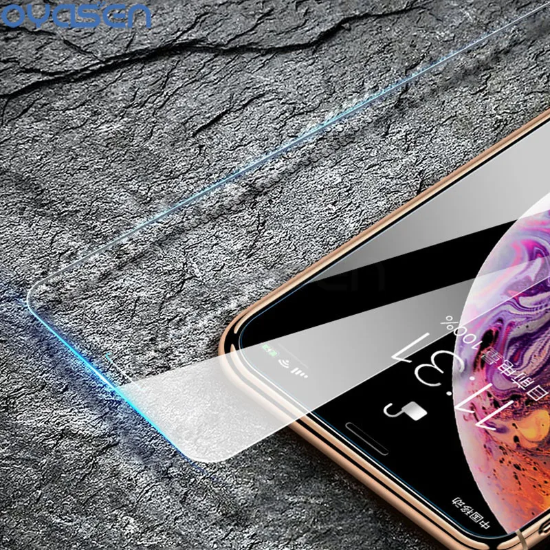 Взрывозащищенное Закаленное стекло для iPhone XS Max XR X 9H 0 26 мм Защитная пленка экрана