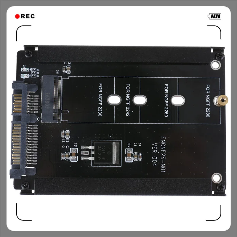 Металлический Чехол B Key M.2 NGFF SSD на 2 5 SATA 6 ГБ/сек. адаптер карта внешний корпус