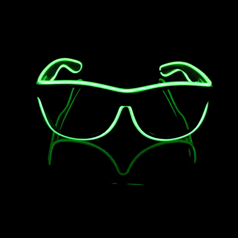 LED Glowing Glasses Flashing Glass EL Wires Novelty Party Decorative Club Lighting Cosplay Masks Gift Bright Light Sunglasses