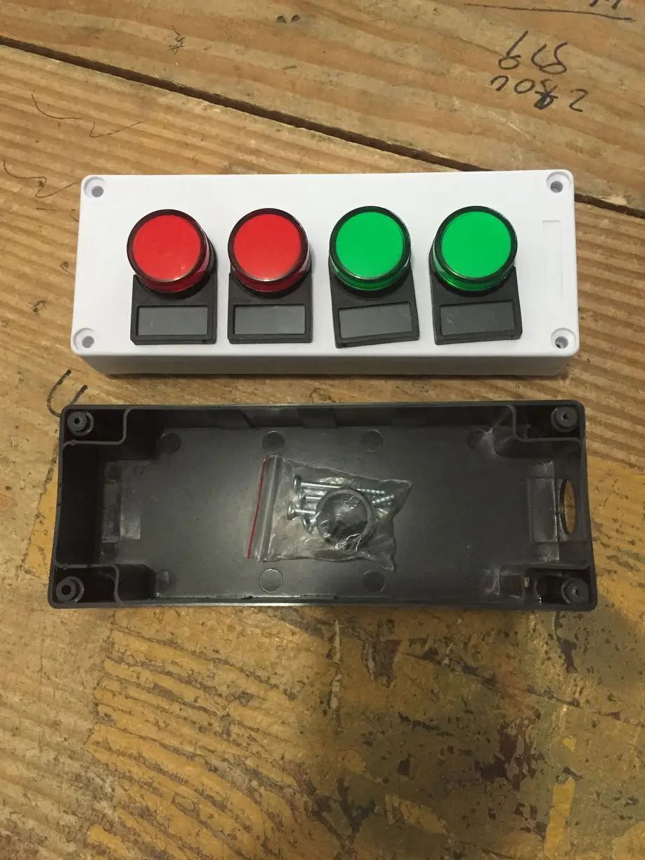 AC/DC 110V электронная машина цветной пилот сигнальный огонь световой индикатор 4 в