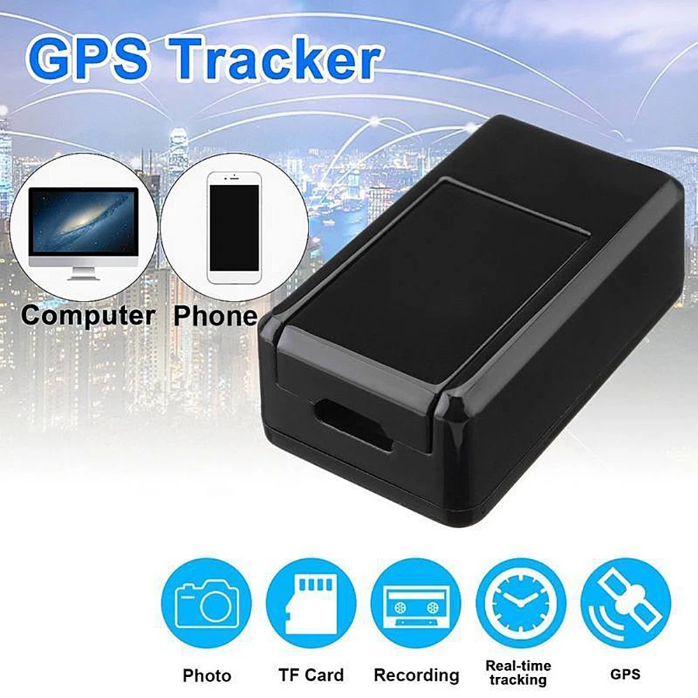 Gps трекер GF-08 Мини Автомобильный gps локатор в реальном времени GSM/GPRS/gps сетевой GSM