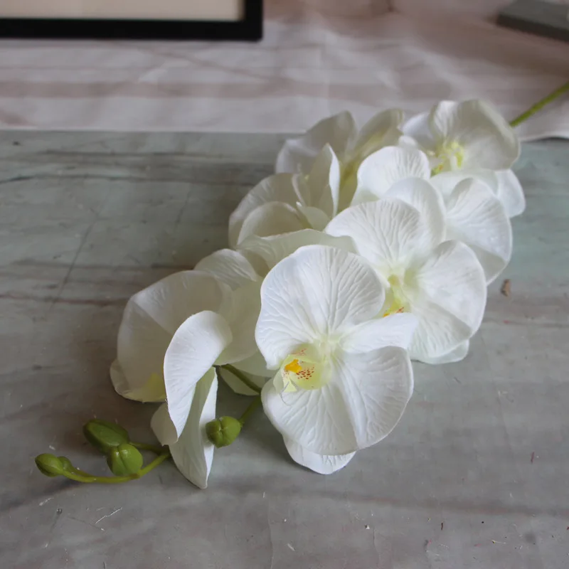 5 шт./лот искусственные орхидеи фаленопсис для свадьбы | Дом и сад
