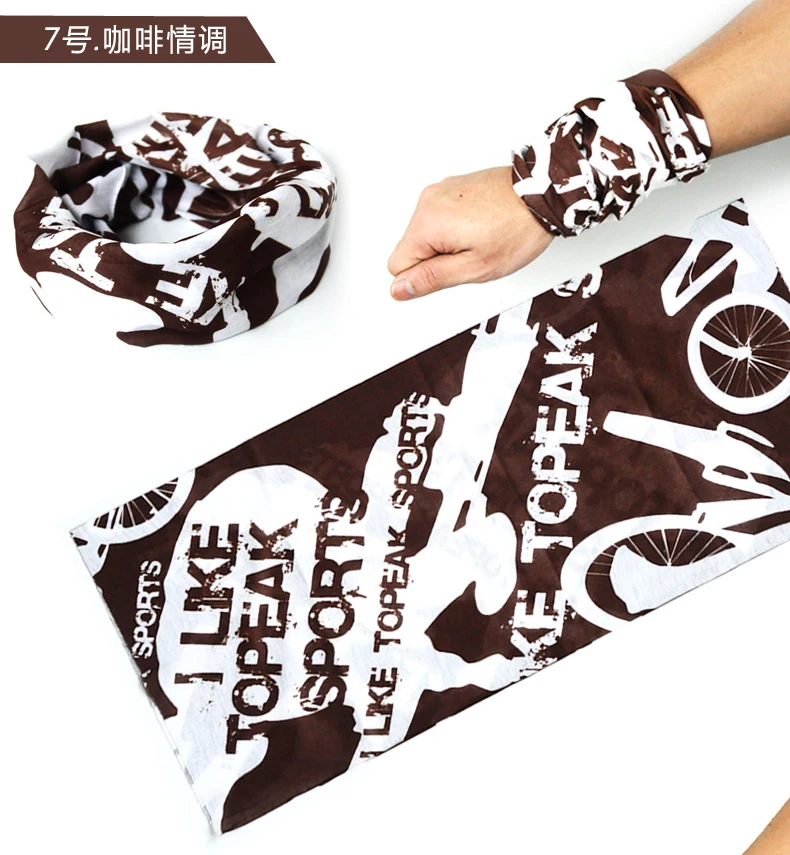 Fly riding bicycle changeable magic mask towel scarf |