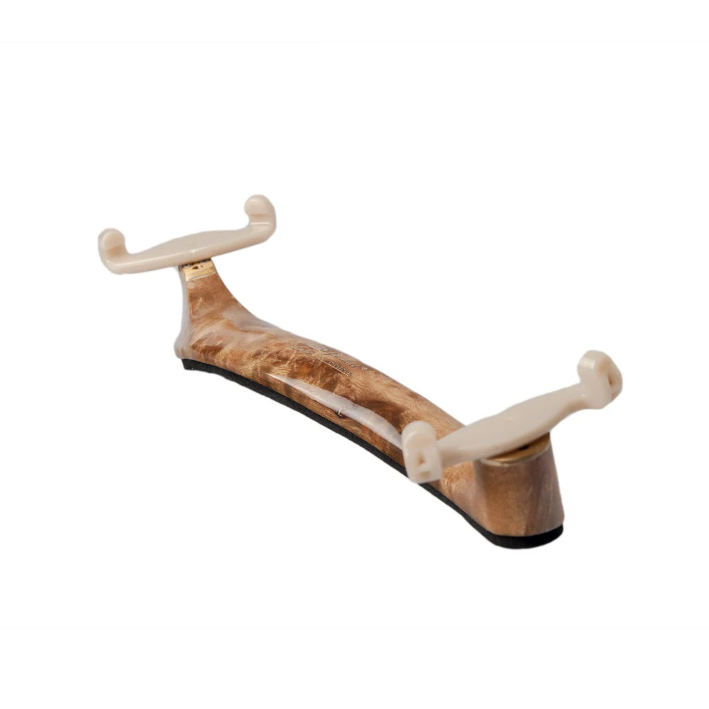 4PCS Shoulder Rest 4/4 3/4 Bird Eye Maple Wood Violin For W/Cleaning Cloth Parts Accessories New | Спорт и развлечения
