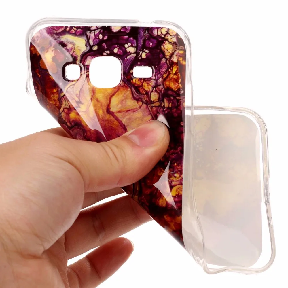 ARYIKUM For Samsung Galaxy J3 2016 Case J310 J320 J320F Clear Soft TPU Silicone Marble Cover Coque |