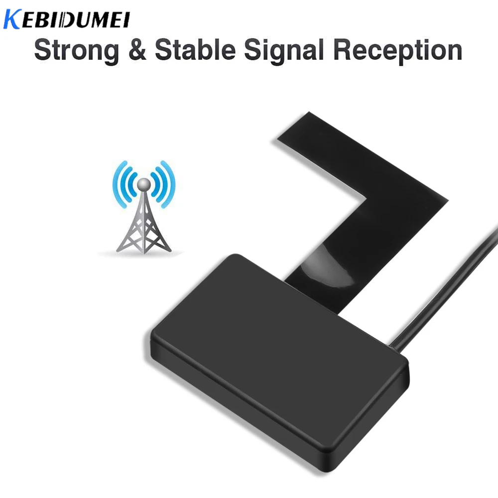 Автомагнитола KEBIDUMEI DAB антенна цифровая Активная Антенна SMB Разъем для