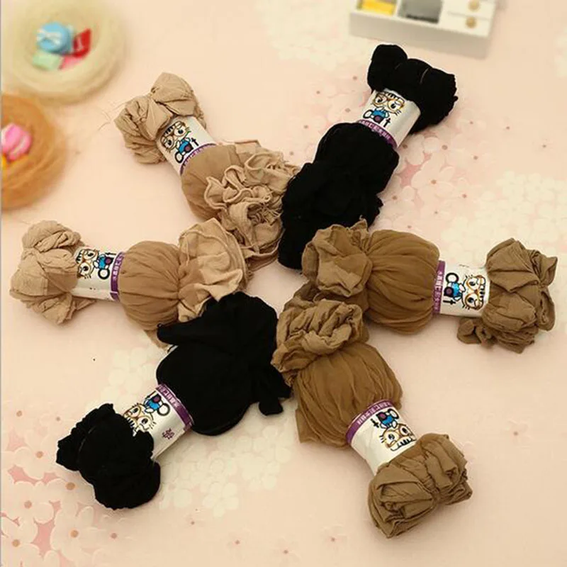 20 шт./лот ультратонкие прозрачные женские летние носки короткие со стразами для