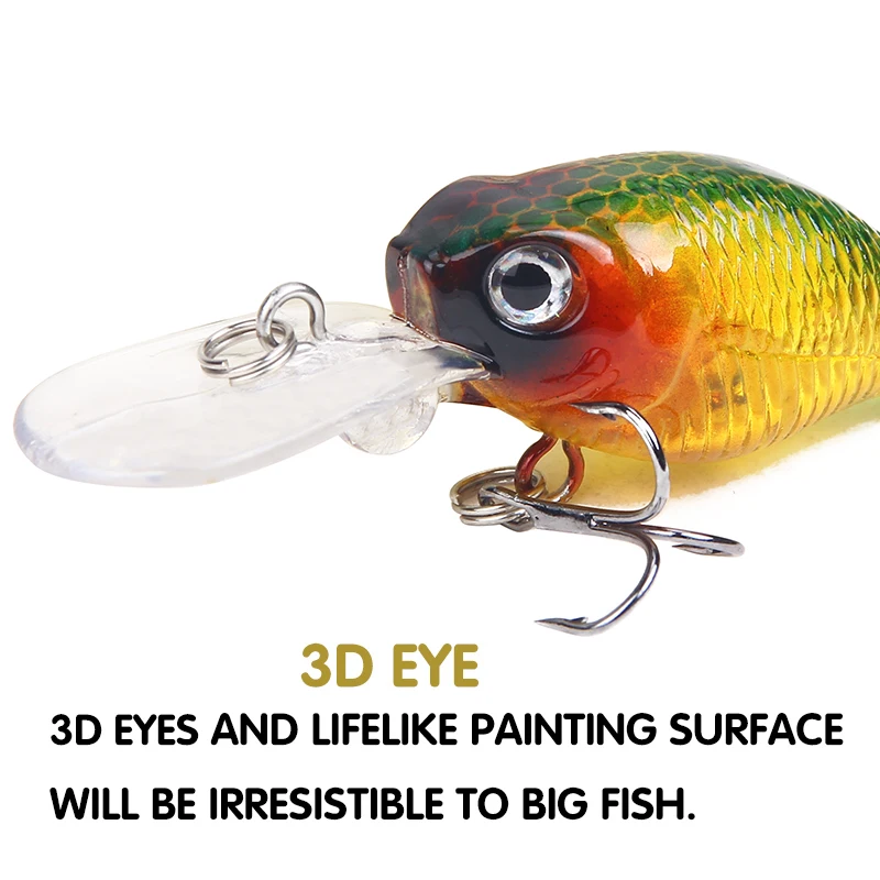 SEAPESCA мини кривошипная рыболовная приманка жесткая наживка плавающая воблеры Pesca