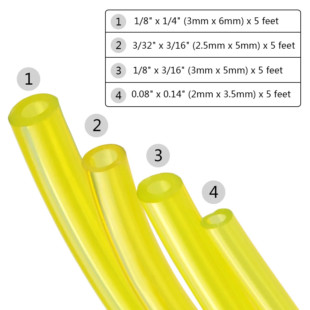NICECNC 4 шт. бензин газовые трубы нефть топлива Tube шланга для YAMAHA YZ YZF WR 125 250 350 450 R/ x/F/FX