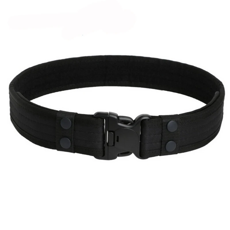 Military Men's Belt Woodland Camo Waistband Combat Quick Release Canvas Tactical Hunting Sports Field Belt| |
