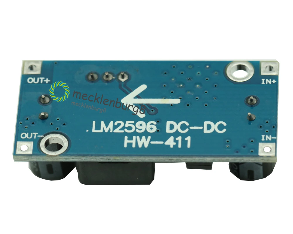 5 шт. Новый Регулируемый понижающий модуль LM2596 синий преобразователя 3 2 в 40 до 1 25 В