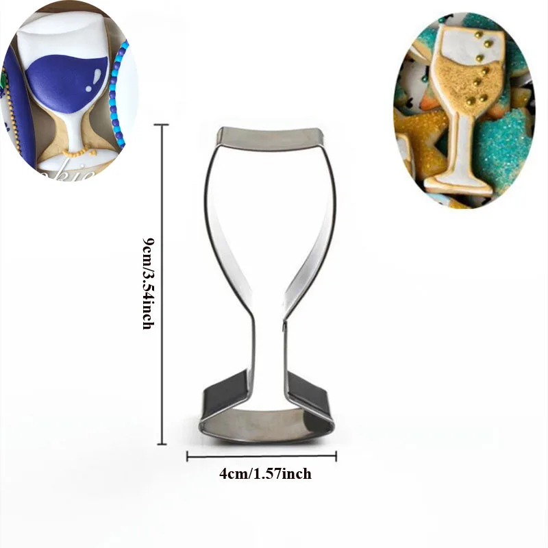1 шт. печенье Коктейльная бутылка вина стеклянная форма для помадки