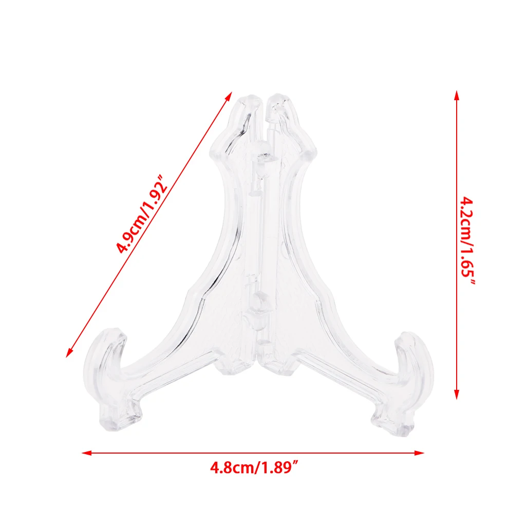 42 мм Пластиковый Дисплей мольберт со стойкой медалью для монет Знак держатель