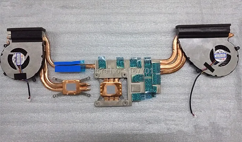 Новый радиатор охлаждения процессора ноутбука/графического и вентилятор для MSI
