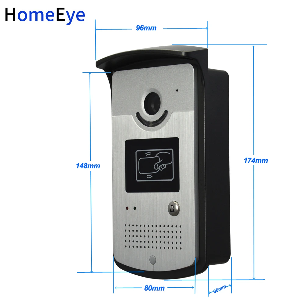 Видеодомофон HomeEye 10 'ƇV2 система домашнего контроля доступа + RFID кардридер 1200TVL