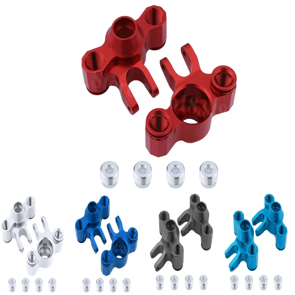

For 1/10 Scale E-Maxx Brushless TSM Aluminum Axle carriers L/R Steering Knuckles Upgrade Parts 5334