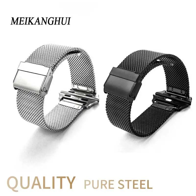 Milanese loop band for apple watch 42mm 38mm Stainless Steel metal strap Bracelet watchband for iwatch series 3/2/1 Accessories