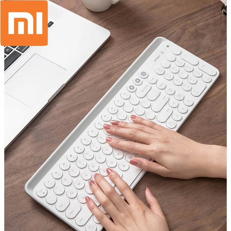 Xiaomi MIIIW Bluetooth 104 клавиатура 2,4G двойной режим поддерживает Windows/Mac/Android/iOS Мобильный планшет беспроводной Fingerboard Smart