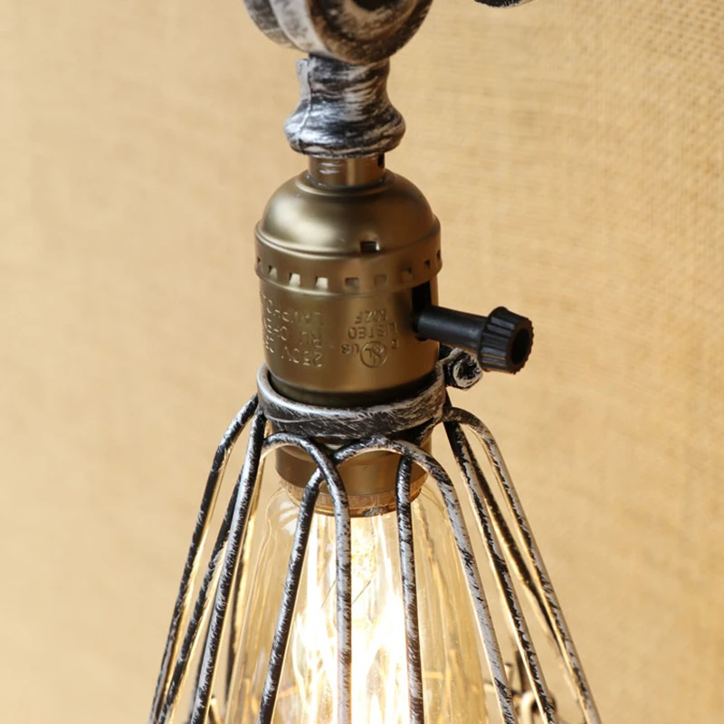 Винтажный Лофт настенный светильник Европейский Промышленный Настенный бра