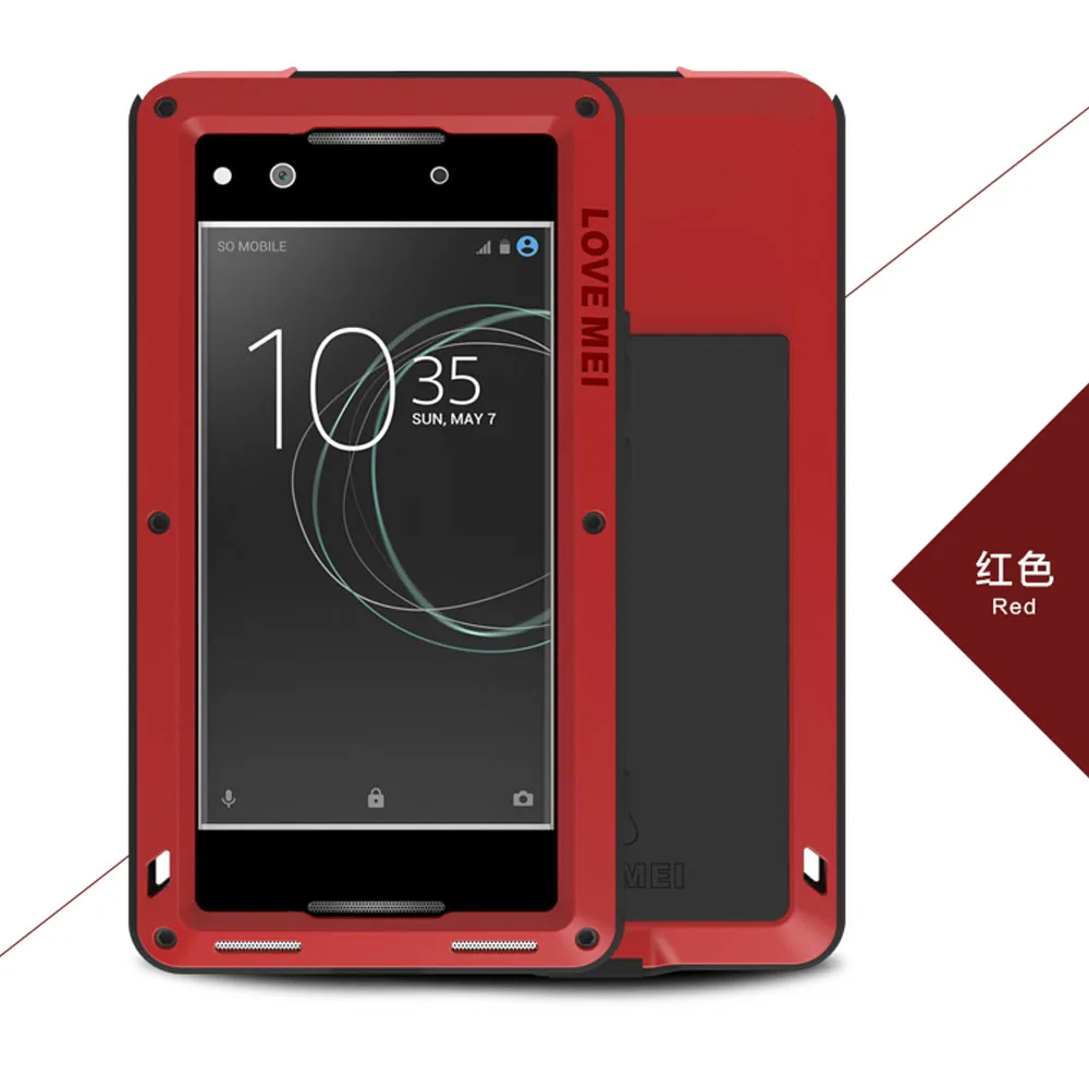 Чехол Love Mei для SONY Xperia XA1 G3121 G3123 G3125 ударопрочный водонепроницаемый жесткий