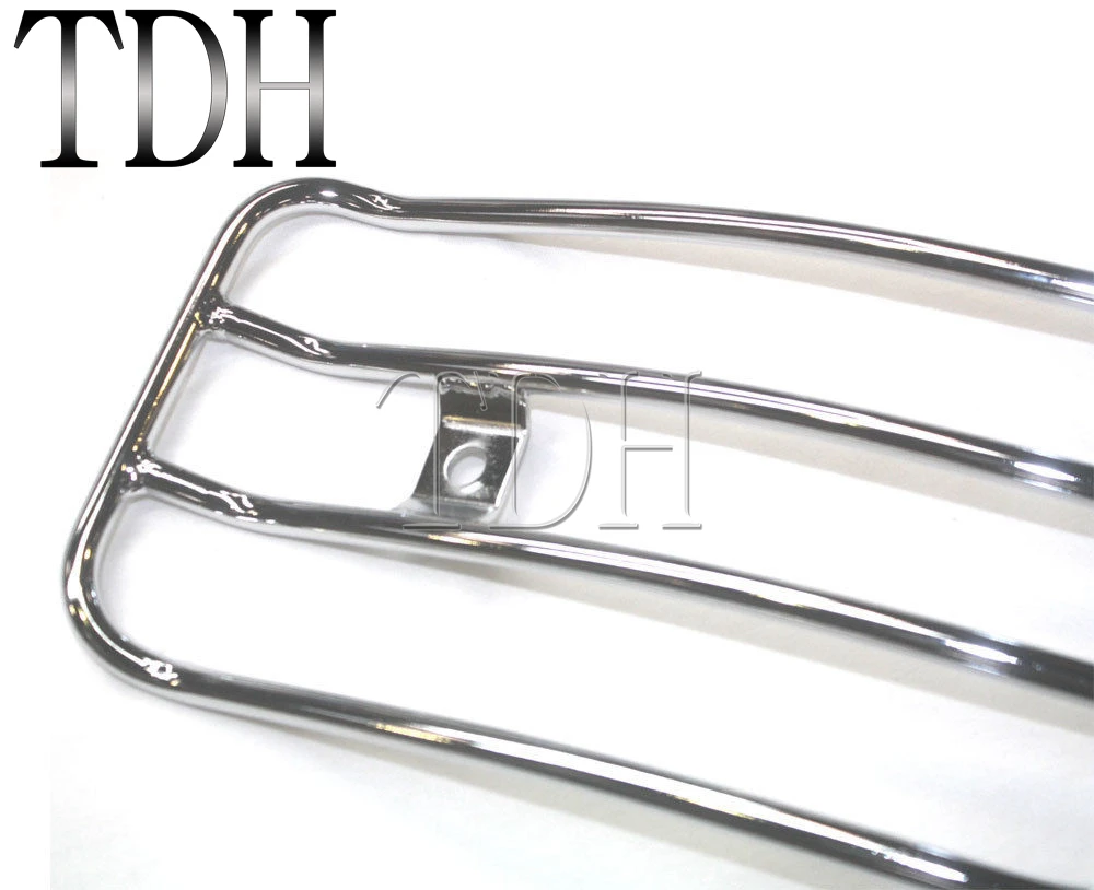 Хромированная сталь мотоцикл Solo сиденье багажная стойка для Harley Electra Glide FLHTC FLHTCU