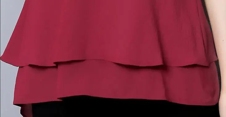 Летом стиль женщины блузки половина рукава галстук-бабочку шифон блузка рубашка