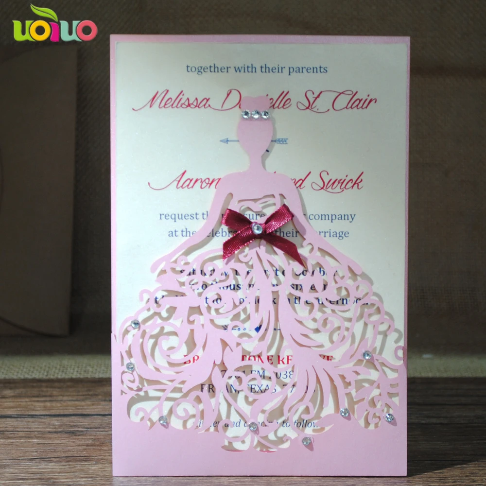 

cheap many of kinds of laser cuttting birthday invitations for your choose