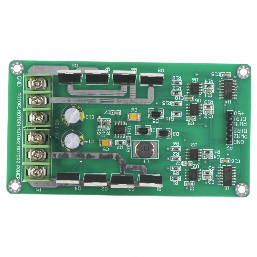 Плата модуля драйвера двойного двигателя 10 а DC IRF3205 MOSFET 3 36 в H образный чип Peak
