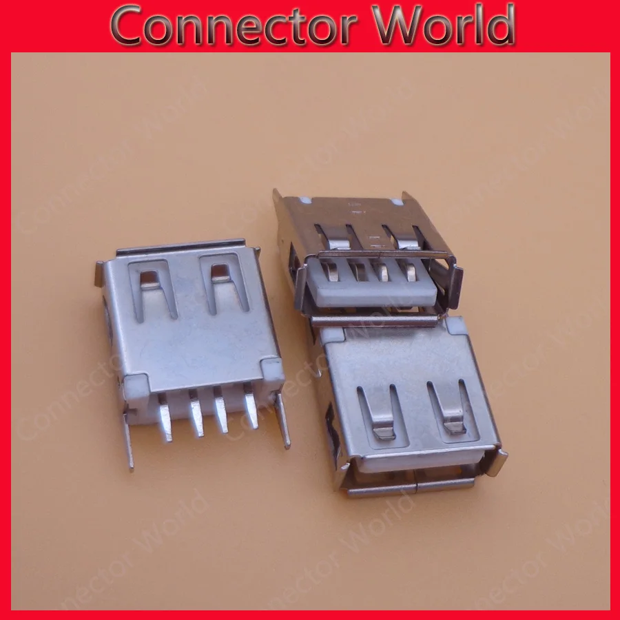 10-1000 шт. 4-контактный разъем типа А белый для передачи данных на 180 градусов