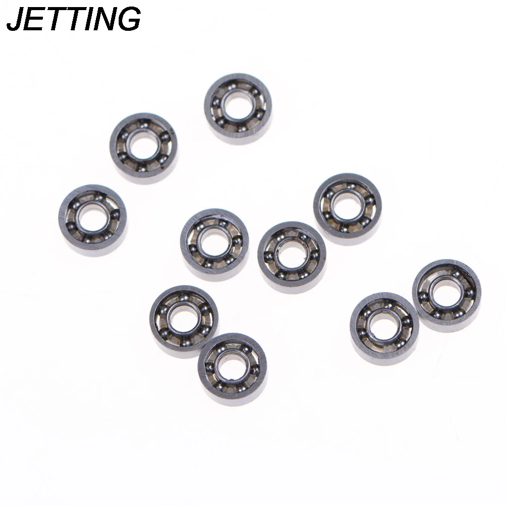 JETTING 10 шт. 3x8x3 мм радиальный шарикоподшипник для мини ручной спиннера MR83