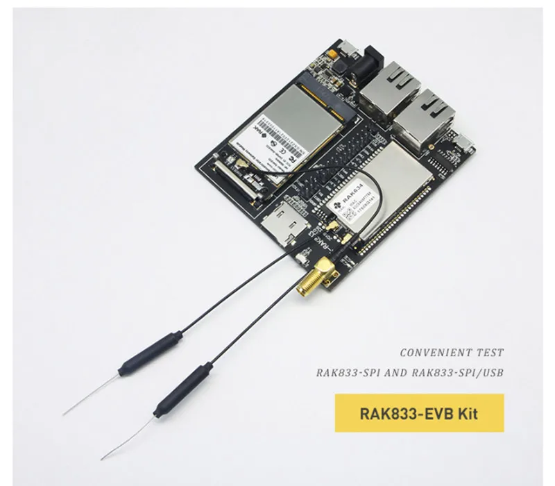 Mini PCIe LoRa шлюз SX1301 концентратор модуль маршрутизатора RAK634 MT7628 Беспроводной модуль AP RAK833 набор EVB, Поддержка SPI и USB Q141