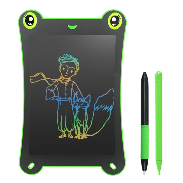 Green NEWYES цифровой графический планшет 8,5 дюймов lcd доска для рисования электронный планшет для письма художественный цветной дисплей детский подарок с ручкой - Цвет: Green