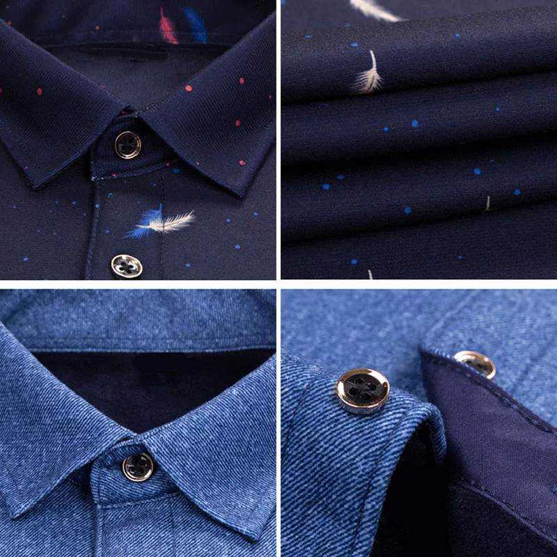 MFERLIER, мужские рубашки в клетку, 5XL, 6XL, 7XL, 8XL, плюс размер, флис, зима, осень, толстый, теплый хлопок, большой размер, повседневные рубашки для мужчин