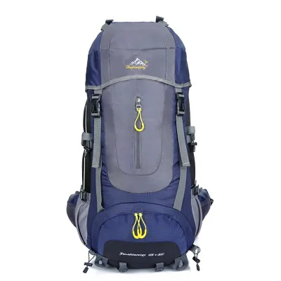 dark blue 70L водонепроницаемый полиэфирный мужской женский рюкзак для путешествий, рюкзак, спортивная сумка, рюкзак для альпинизма, кемпинга, пешего туризма, рюкзак Mochila - Цвет: dark blue