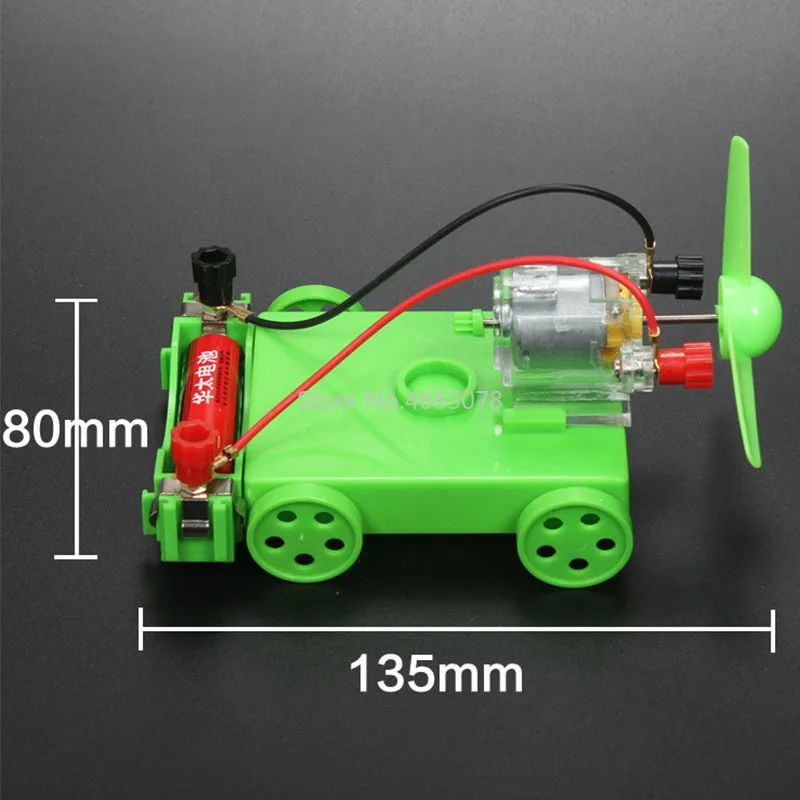 Креативные научные эксперименты с питанием от пропеллера автомобиля Yizhi