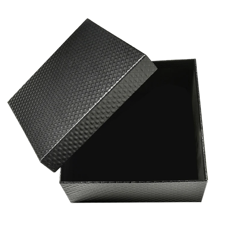 Square shape jewelry Box Black Carton Bracelet Anklets Necklace Chains Kit Packaging Showcase | Украшения и аксессуары