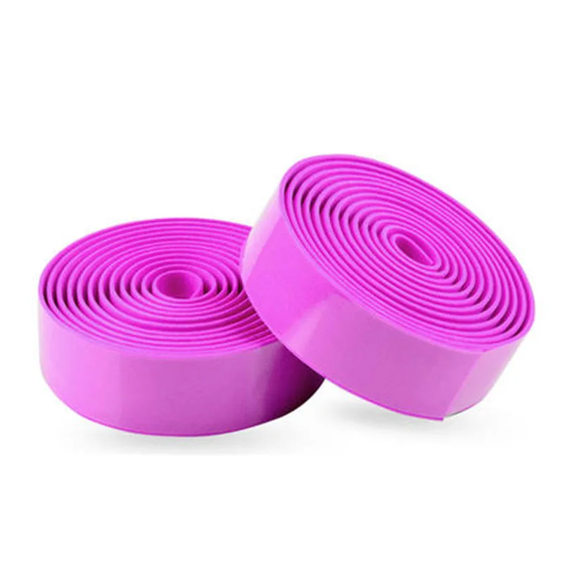 Pink ROBESBON 2 шт. лента для руля велосипеда Чехол для руля дорожный велосипед велосипедная ручка нескользящий ремень Резиновая лента Аксессуары для велосипеда - Цвет: Pink