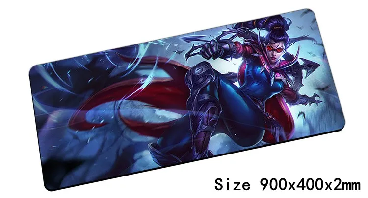Лучший Коврик для мыши 90x40 см коврик lol нетбук компьютерный Ночной охотник