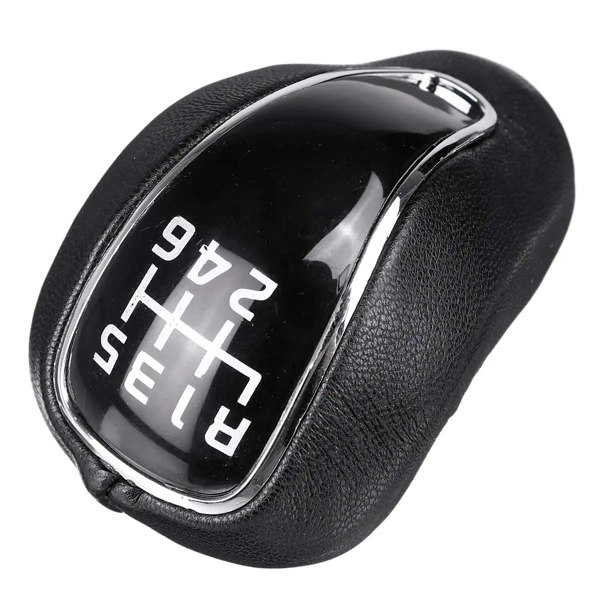 Кожаная ручная ручка переключения передач 6 скоростей автомобильные аксессуары