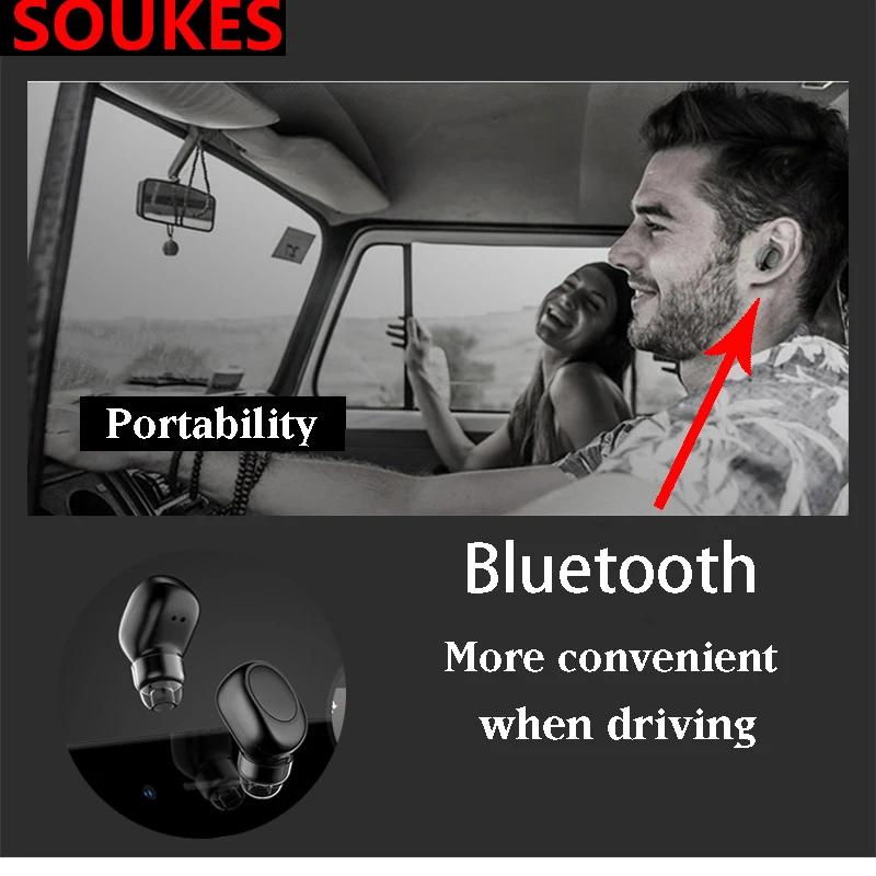 Автомобильная гарнитура Bluetooth для безопасного вождения с USB зарядкой Hyundai Creta Tucson