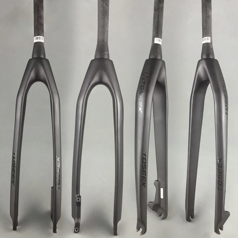 Новая жесткая вилка для горного велосипеда 3K полностью углеродное волокно MTB