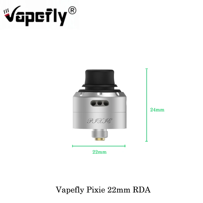 Электронная сигарета Vapefly Pixie 22 мм RDA с одной катушкой сборка 510 нить для Squonker Mod