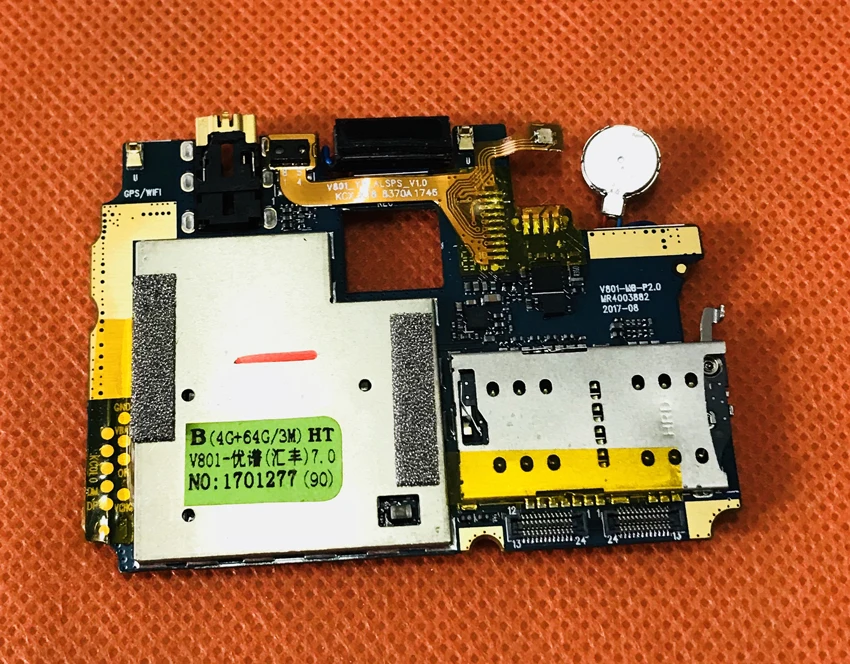 Б/у оригинальная материнская плата 4 Гб ОЗУ + 64 ПЗУ для лабиринта Comet MTK6750T Octa Core