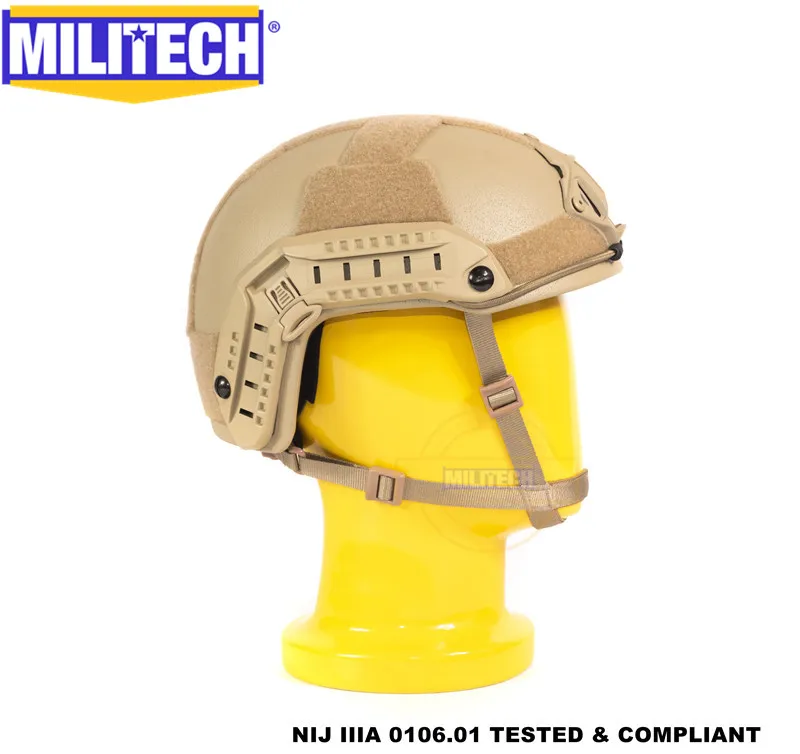 Militech DE Tan Deluxe супер высокий морской NIJ уровень IIIA 3A пуленепробиваемый Быстрый пуленепробиваемый баллистический DEVGRU Тактический шлем