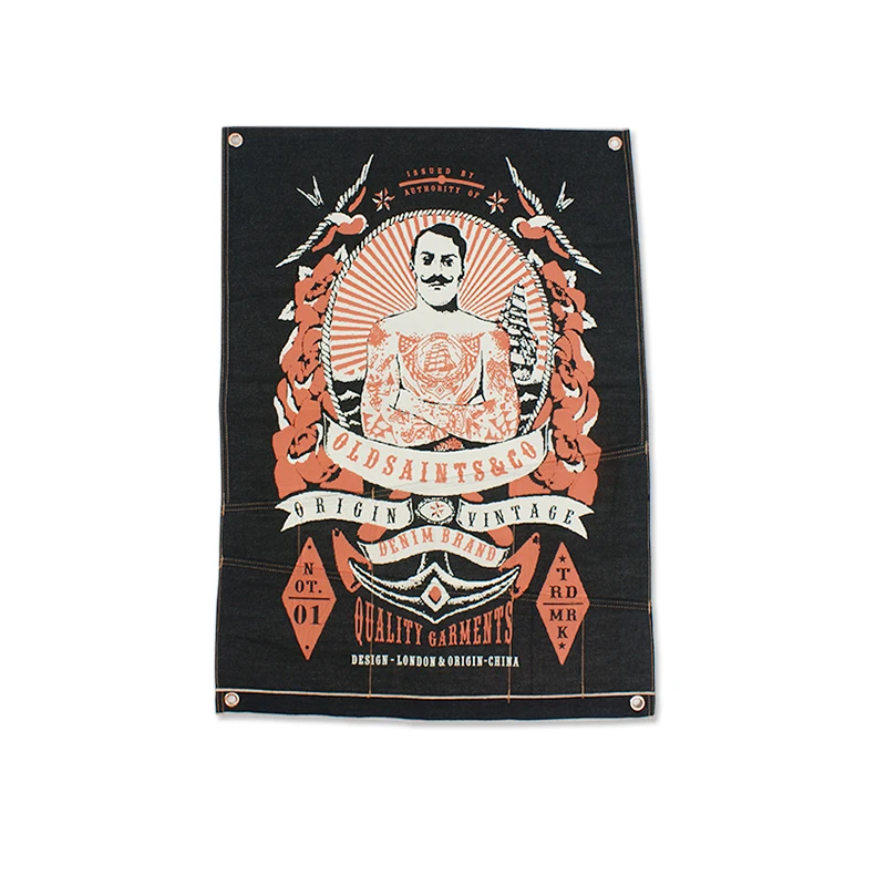 Баннер джинсовый карман для хранения картин джинсов декоративные гобелены Ретро