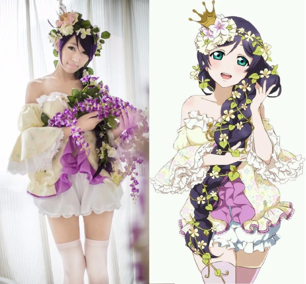 LoveLive! Карточка SR Nozomi Tojo Фея Пробуждение Косплей маскарадное платье Взрослые