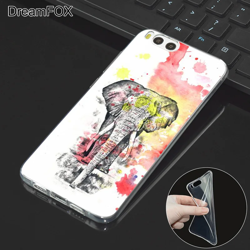 DREAMFOX M535 класса люкс Индийский Слон Мягкий ТПУ силиконовый чехол для Xiaomi Mi Note 2 3 4 5 6