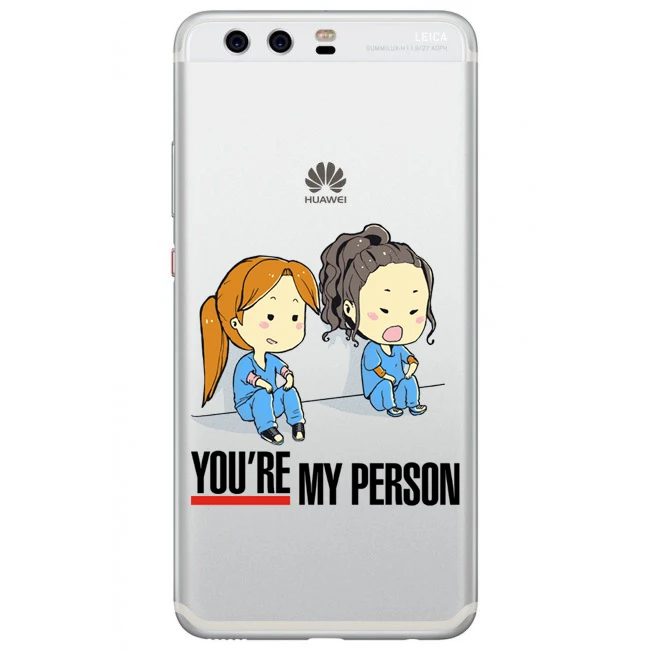 Чехол с надписью "You're My Person", мягкий ТПУ чехол для телефона, чехол для huawei P8 P9 P10 P20 Mate10 20Pro Lite