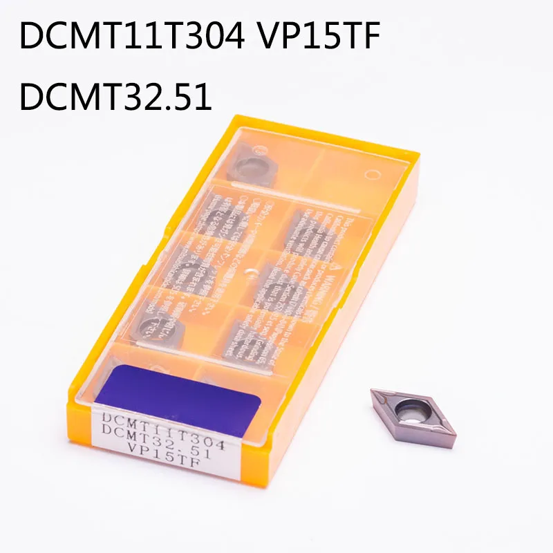 DCMT11T304 VP15TF dcmt32.51 HSS Нитки порта insertos ЧПУ ZCCCT Токарные станки Лезвия OEM державки Ножи
