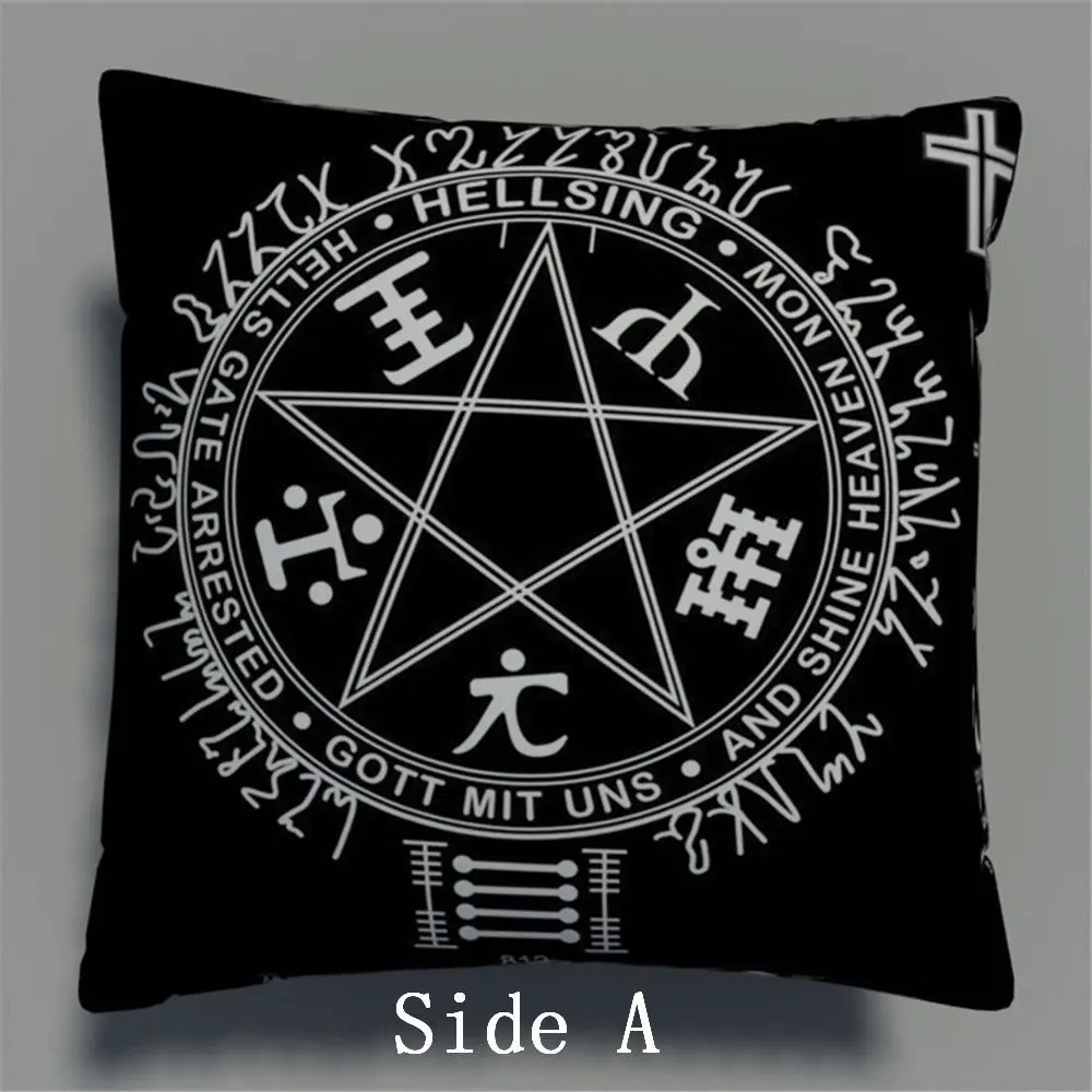 Hellsing аниме двухсторонняя подушка чехол s обнимающая Подушка Чехол для подушки Otaku